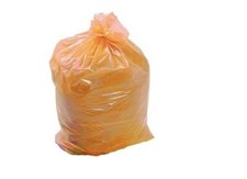 British Made Strong Orange Colour Coded Refuse Sacks Bags Bin Liners 457x724x965