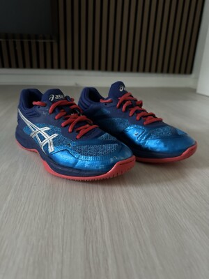ASICS NETBURNER BALLASTIC HALLENSCHUH LAUFSCHUH 1051A002 BLAU Größe 39,5