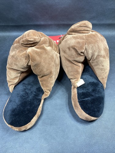 Adult Poo Poop Turd Emoji Novelty Slippers Sz M (7-8) Gag Christmas Gift Holiday - Picture 2 of 10
