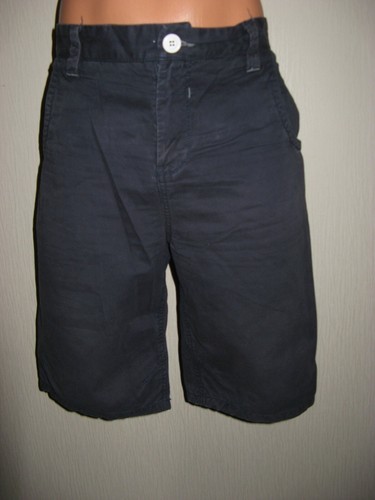 GETRAGENE MODISCHE SHORTS JUNGEN NEXT MARINEBLAU BAUMWOLLE CHINO-STIL ALTER 14 164 CMS
