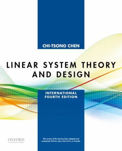 The Oxford Series in Electrical and Computer Engineering Ser.: Linear ...