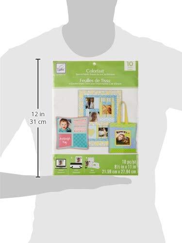June Tailor Colorfast Fabric Sheets 10-Pack White - Picture 3 of 3