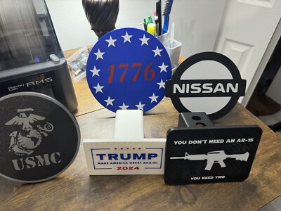 Custom 3d Printed Hitch Cover