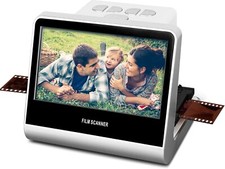 Jerbiaby Film Scanner with Large 5” LCD Screen, High Resolution 22MP Negatives