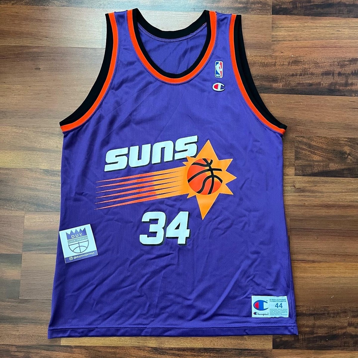 Charles Barkley Phoenix Suns Away Jersey Champion NBA Size 44 | eBay