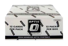 2024 Panini Donruss Optic NFL Football Factory Sealed Fat Pack Cello Box