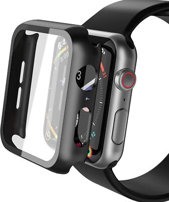 2x Hülle für Apple Watch 38mm/40mm/41mm/42mm/45mm/49 mm, Schutzhülle, Case