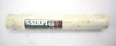 Sirpi Traditional Vittoria Gold Floral Vinyl Washable Wallpaper 20-1/2'' x 33'