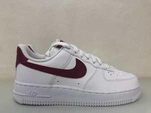 Nike Womens Air Force 1 07 White Noble Red 315115 154 Size 7 | eBay