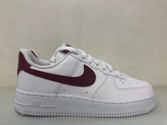 air force ones with red swoosh
