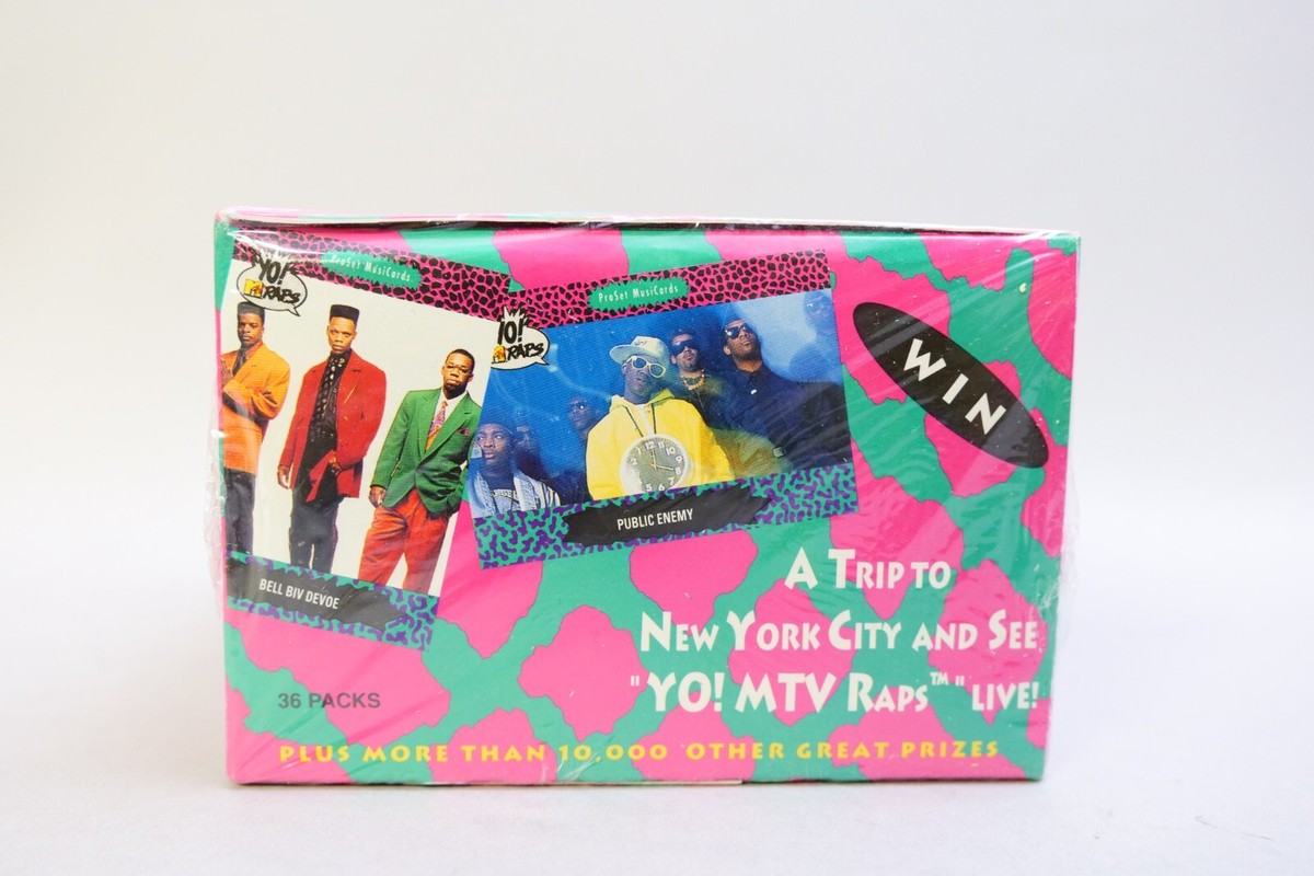 １９９１年MTV ラップトレーディングカード ３６パック新品未開封 1991年MTV ラップトレーディングカード 36パック新品未