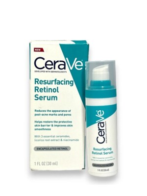CeraVe Resurfacing Retinol Serum 1 fl oz / 30 mL New In Box
