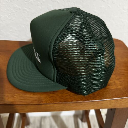 Mitchell Vntg SnapBack Trucker Hat Green Foam & Mesh Deadstock Designer Headwear - Picture 2 of 5