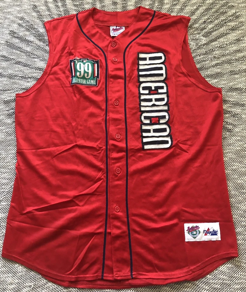 DEREK JETER American All Star MLB JERSEY NY Yankees XL w/1999 Limited Edition - Image 2 of 4