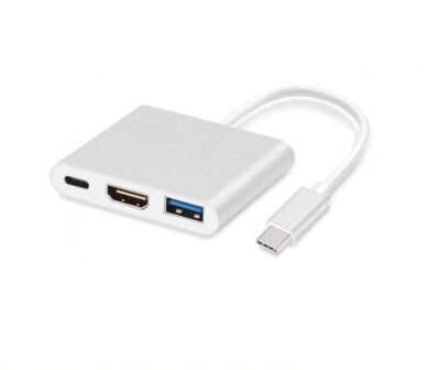 USB 3.1 Type-C Thunderbolt3 to HDMI Display Adapter Plus USB3.0 OTG Port USB-...