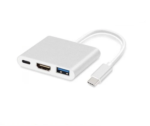 USB 3.1 Type-C Thunderbolt3 to HDMI Display Adapter Plus USB3.0 OTG Port USB-...