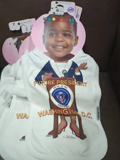 Just Add-A-Kid Bib Future President Washington D.C.