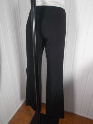 Pantalon Fluide Vintage Noir MISS SIXTY — Taille 38 (W30) — Coupe Bootcut — Style Italien