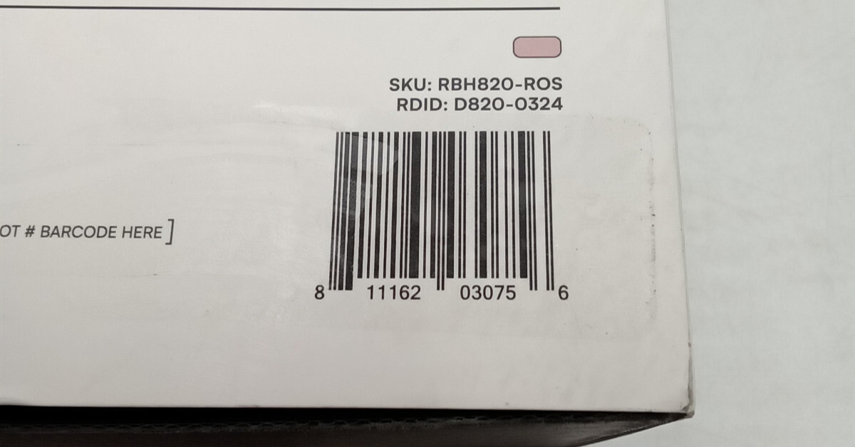 Raycon Everyday White Rose Gold Wireless Bluetooth Over The Ear Headphones