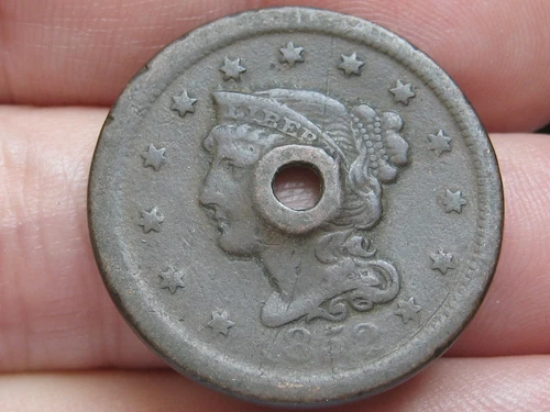 Photo of a 1852-P Large Cent from an eBay listing that sold on Jul 18, 2026