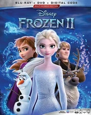 Frozen 2 II Disney Blu ray, DVD, Digital New with Slipcover Free Shipping