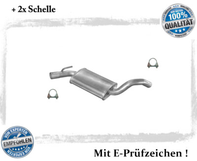 Mittelschalldämpfer VW Golf 3 III, 4 IV / Vento 1.8 1.9 Auspuff Schelle