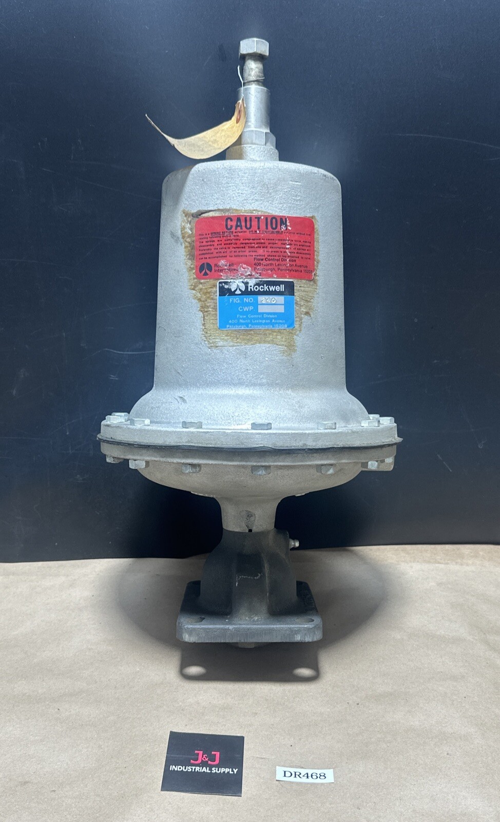NEW NO BOX- Rockwell International Type D 2” Actuator Fig. 240 || WARRANTY 🇺🇸