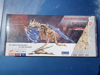 Windstorm Dragon UGears Mechanical Wood Model Kit UTG0080 U Gears Wooden