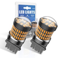 Led Drl Driving Daytime Running Light Bulb Kit 3157 4114 4157 Amber Yellow 3000k Led Drl Driving Daytime Running Light Bulb Kit 3157 4114 4157 Amber Yellow 3000k