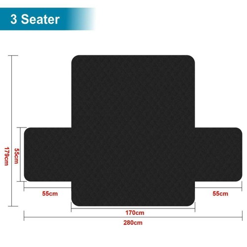 Quilted Sofa Cover Furniture Protector Settee Throws 1/2/3 Seater For