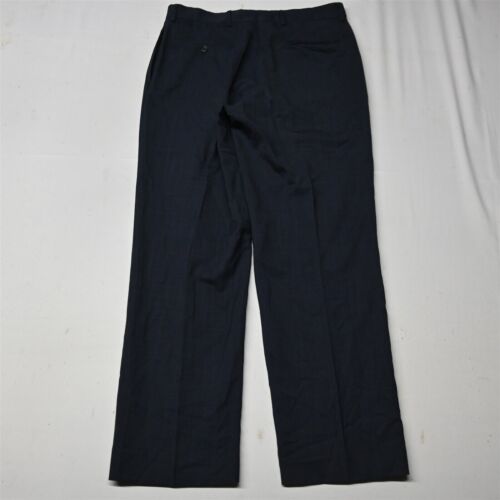 Jos A Bank 38R 32x32 Blue 100% Wool Mens Sport Coat Jacket Pants Suit - Picture 12 of 24