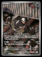 Pokemon Cards Houndour 204/197 Holo Obsidian Flames Illustration Rare NM