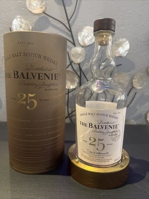 The Balvenie Portwood 25 Year Yr Single Malt Whiskey Hinged Box Bottle EMPTY