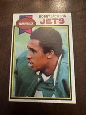 Topps 1979 Bobby Jackson Rookie #186 New York Jets NFL Football Card. rookie card picture