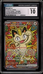 Meowth ex 121/088 Perfect Order Special Illustration Rare