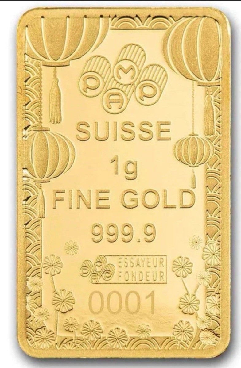 Pamp - GOOD LUCK CAT - 1 Gram 9999 Gold-ONLY 3000! IN HAND!-Feelin