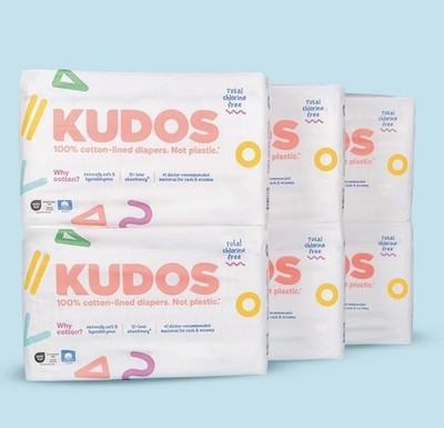 6 Packs Of Kudos Diapers (one Full Order )