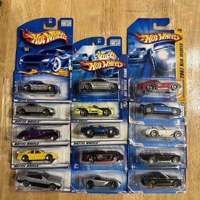 Hot Wheels Lot of 15 Luxury Cars 1999 - 2010 - 5x Shelby 4x Viper 6x Mercedes #5 - Image 1 of 4