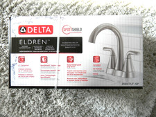 NEW Genuine DELTA Eldren 4" Centerset Bathroom Faucet Brushed Nickel 25847LF-SP