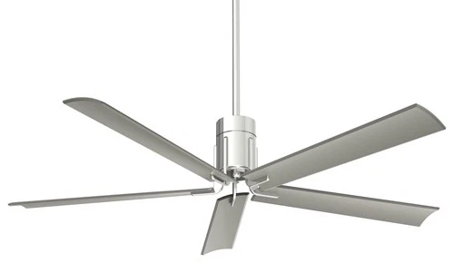 Minka Aire Clean 60" Ceiling Fan - Silver 5-Blade Remote Control - Picture 1 of 2