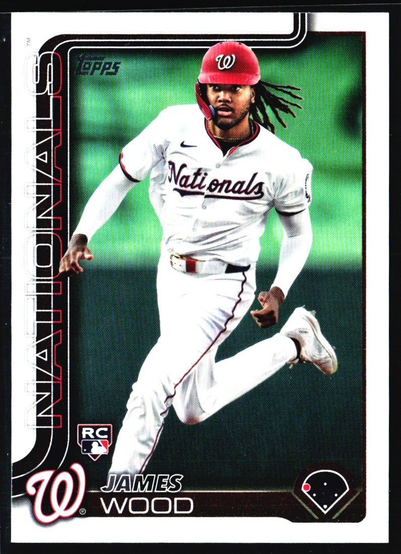 2025 Topps James Wood Rookie Washington Nationals #181