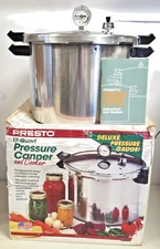 Presto 17 Quart Deluxe Pressure Canner and Cooker Model 01750