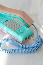  Rare/Working SWATCH Twin Phone ET-3026  1989 Vintage Retro From Japan