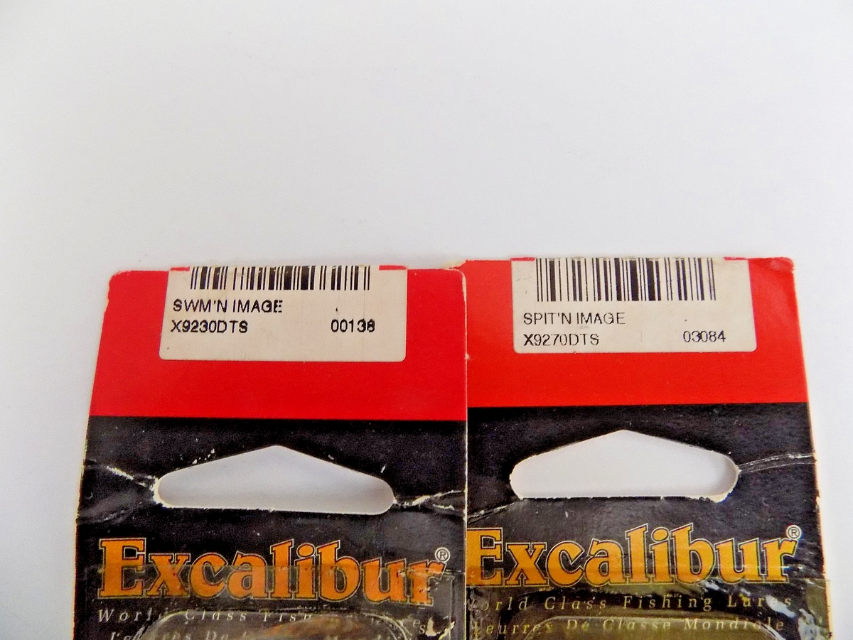 Vintage Bill Dance Excalibur Spit'N Image Topwater - Fuori Produzione NUOVO