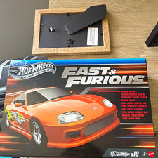 Hot Wheels Fast Furious Silver Series 10-Car Diecast Set 1:64 Toyota Supra