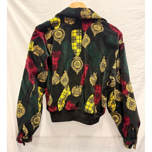 CHAQUETA BOMBER VINTAGE AÑOS 80 ESCADA MARGARETHA LEY TOP TALLA 38 - Imagen 3 de 6