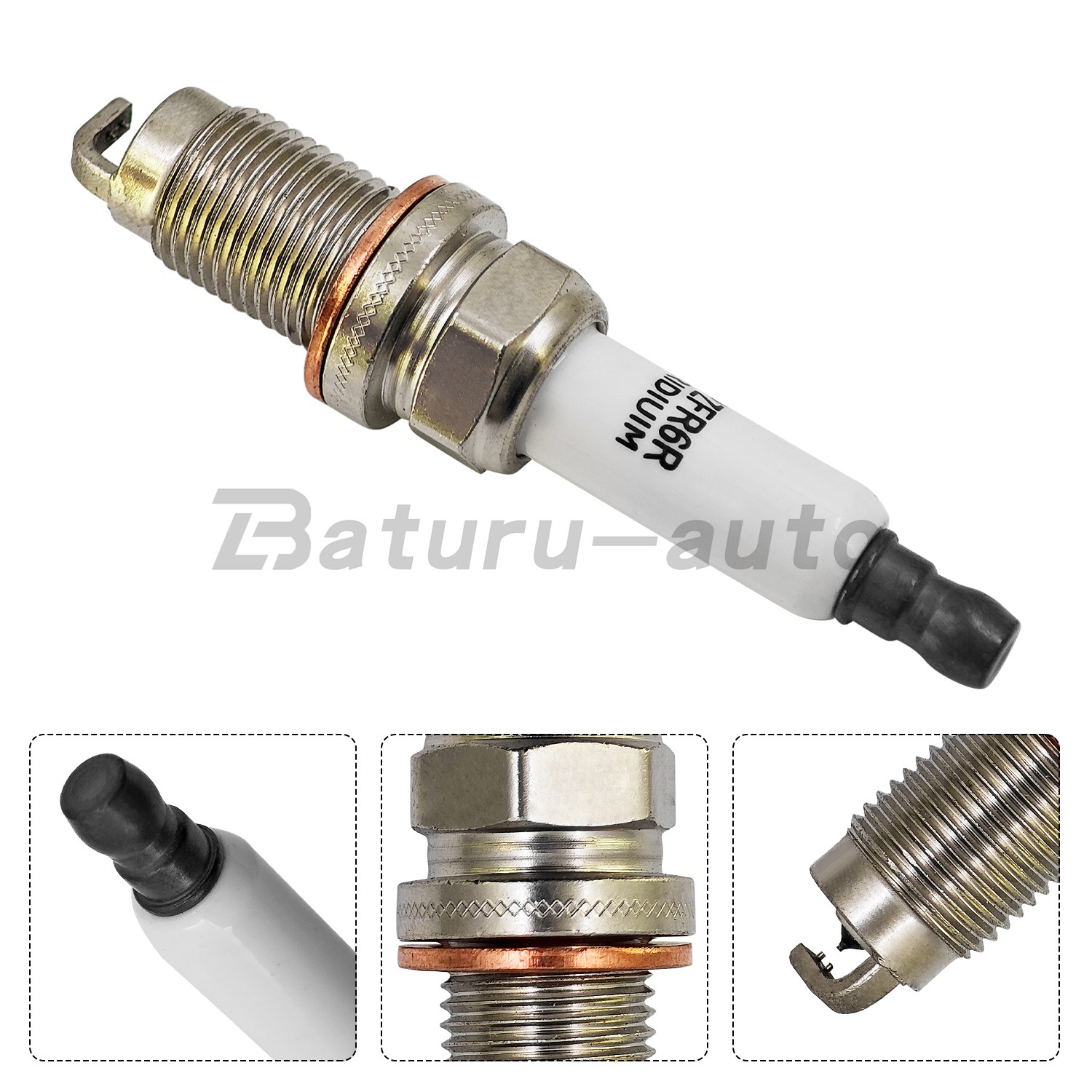 101905600B Spark Plugs 12Pcs For 04-2010 Bentley Continental Gt Gtc Flying Spur