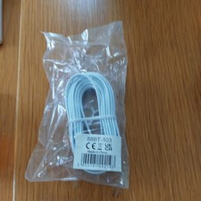 RARAION - White RJ11 Plug to Plug Modem Cable - 3m