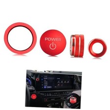 Interior Accessories for 2025 2026 Toyota Camry - Aluminum Volume red
