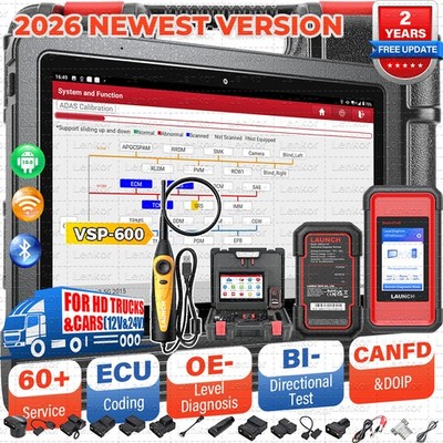 LAUNCH X431 PRO3S+ SmartLink HD V+ HD3 Heavy Duty Truck Car Diagnostic Scan Tool